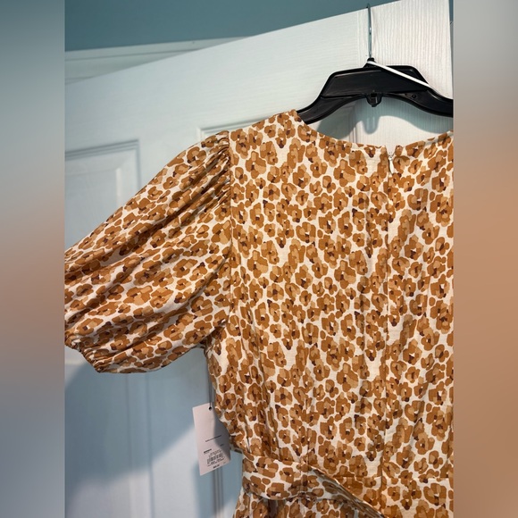 Nine West faux wrap belted dress NWT - Picture 4 of 9